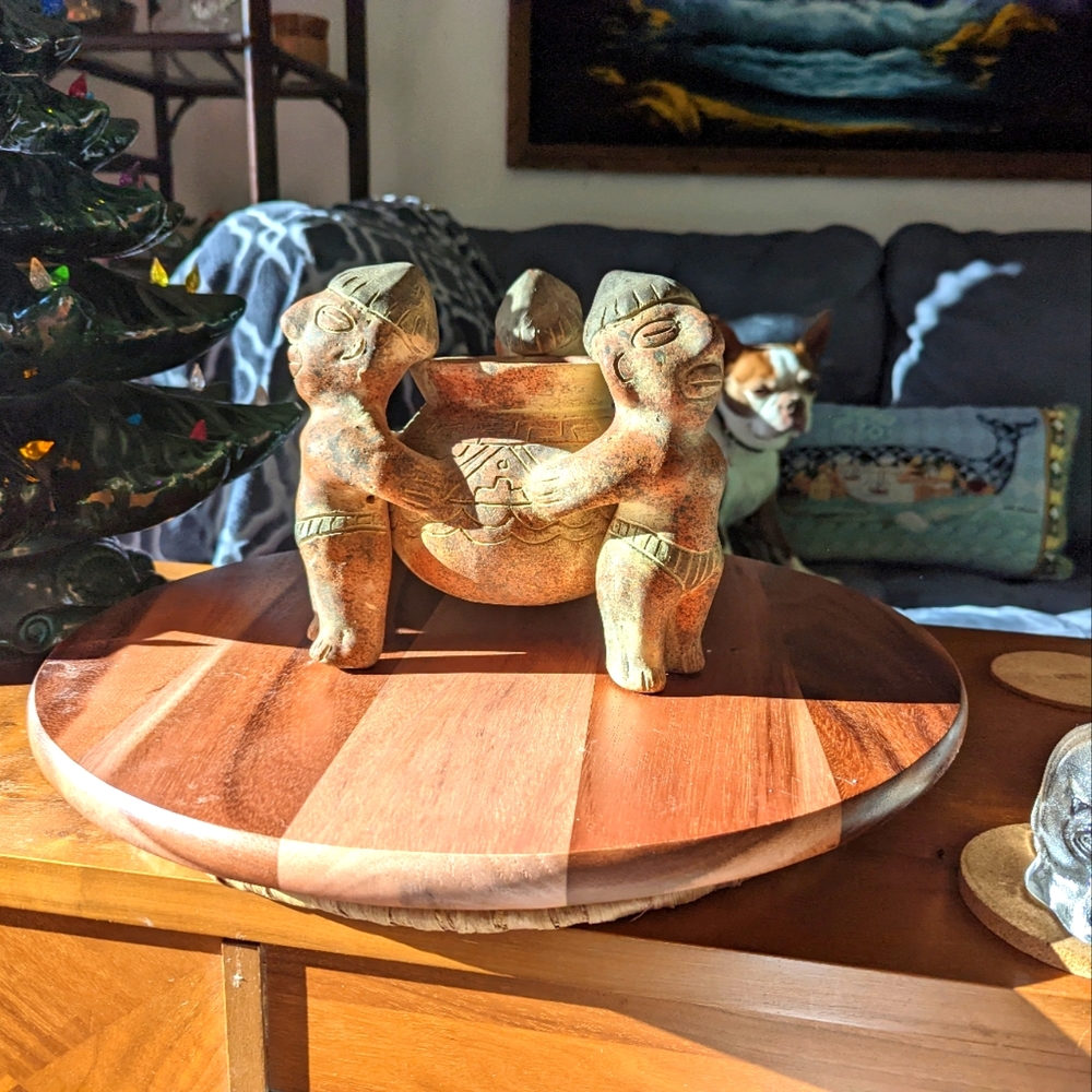 Mayan Aztec Circle of Friends Planter